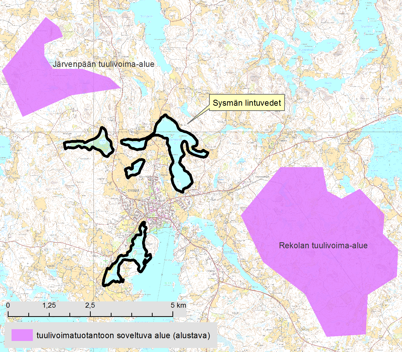 Tällä hetkellä ei ole käytettävissä ajantasaista tietoa Natura-alueella pesivien, alueen suojeluperusteena olevien lajien (erityisesti kuikan, kurjen, laulujoutsenen ja ruskosuohaukan) pesäpaikoista