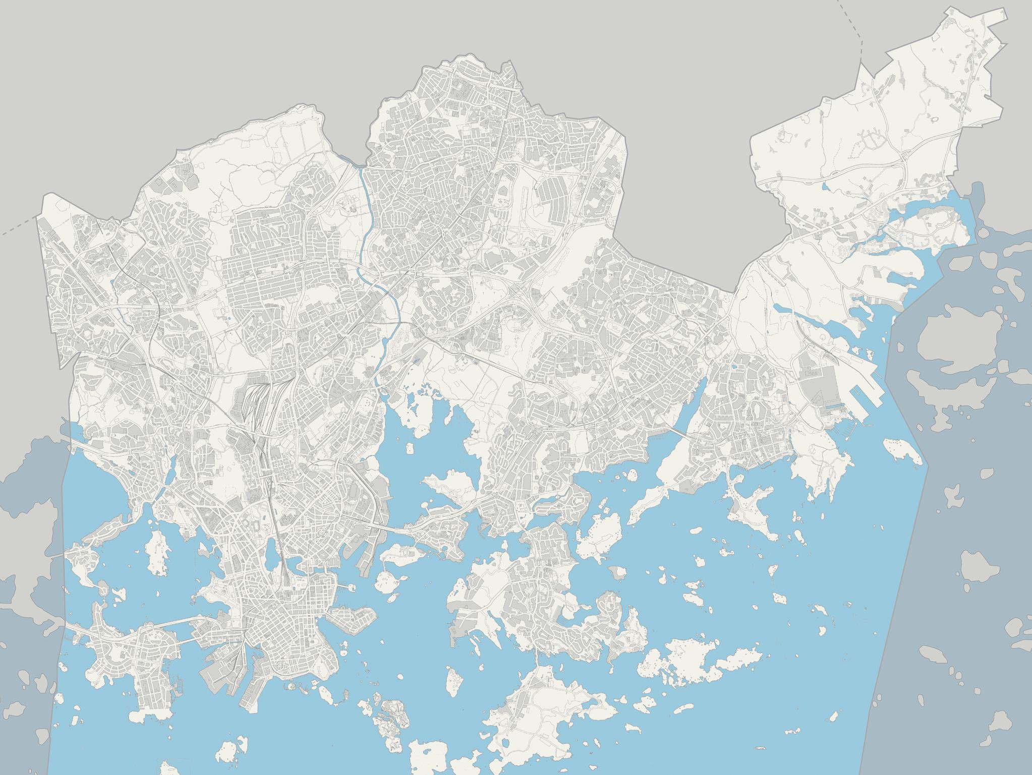 Tässä esityksessä hankkeita lännestä itään. Uusien asuinalueiden lisäksi Helsingin vanhoilla alueilla rakennetaan paljon.