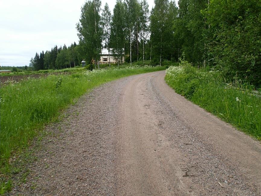 Rakennusjäännöksen perustuksen luoteiskulman järeä peruskivi. Kuvattu kaakkoon.