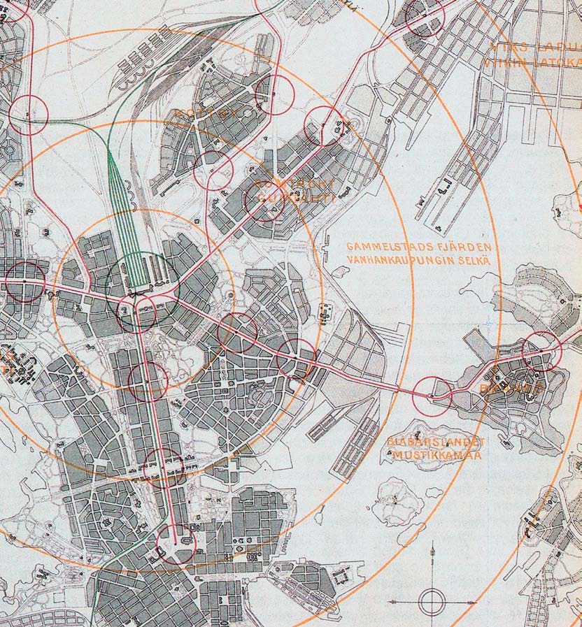 1 Brunila 1955, s.37 38. 2 Generell framställning av en föreslagen Centralpark jämte därmed sammanhängande Skogsoch parkgördel i Helsingfors, Bertel Jung 1911.