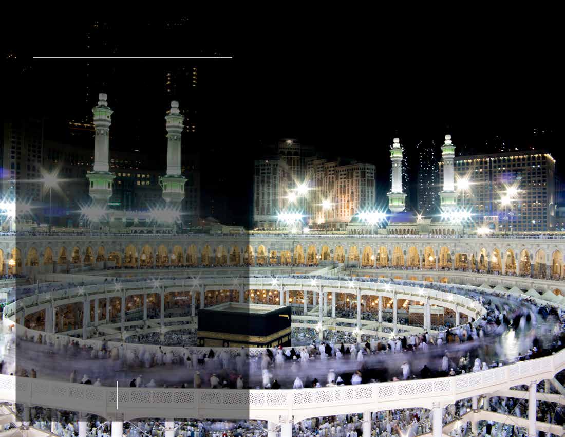 HAJJ Vuosittainen pyhiinvaellus Kaabaan on nimeltään hajj.