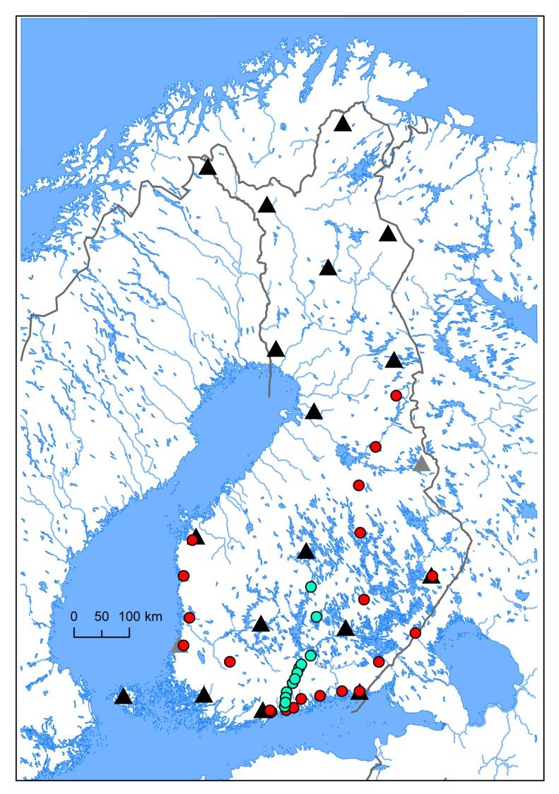 DGNSS-palvelun testaaminen Käytössä olevien palveluiden tarkkuus 33 testipistettä Testilaite: Trimble R8