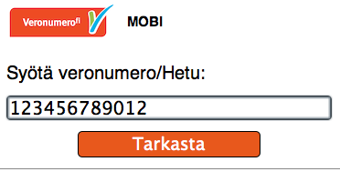 Mobi palveluun pääsee kirjautumaan samoilla tunnuksilla kun Tilaajavastuu.fi Raportit-palveluun. 1.3. Palvelun käyttö 1) Tunnistaudu syöttämällä Tilaajavastuu.