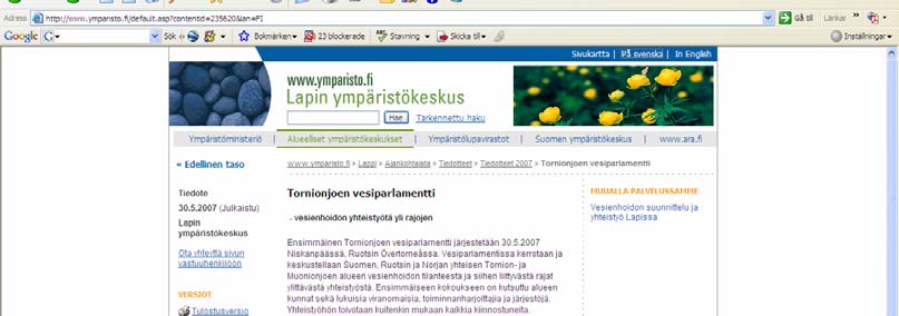 www.ymparisto.fi/vesienhoito www.miljo.