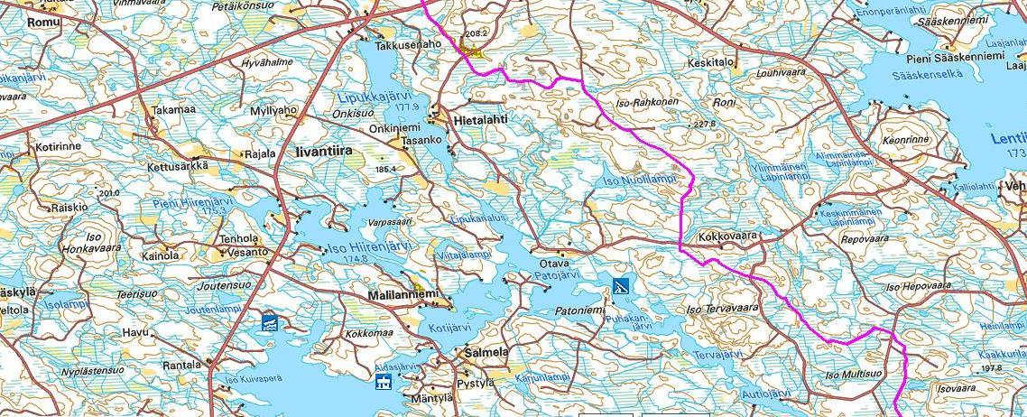 10 4) pienet kangasmetsäsaarekkeet ojittamattomilla soilla 5) rotkot ja kurut 6) jyrkänteet ja niiden välittömät alusmetsät 7) vähätuottoiset hietikot, kalliot, kivikot, louhikot, vähäpuustoiset suot