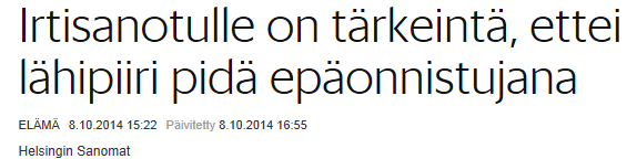 "Kun joutuu irtisanotuksi, eniten jännittää se, miten läheiset suhtautuvat asiaan.