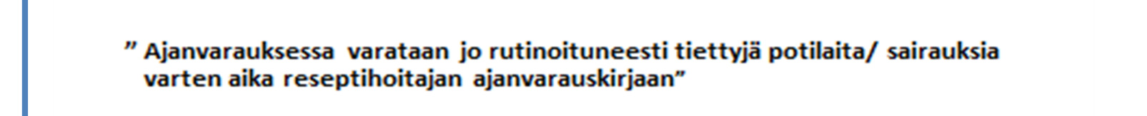 Hoitajalta-hoitajalle-konsultaatiot ovat lisääntyneet.