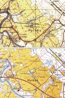 Peruskartoitus tapahtui yli-insinööri Mauno Kajamaan väitöskirjan (1943) pohjalta siten, että tarvittavat koetyöt tehtiin vuosina 1947-48.