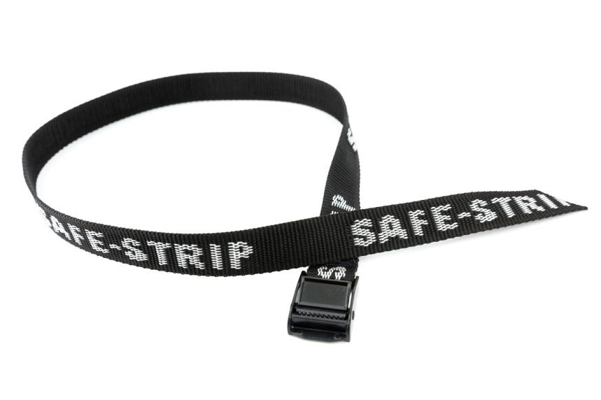 SAFE-STRIP x 3 versiota Safe-Stripit niputtavat letkunippuja uudelleen ja uudelleen. Safe-Stripit valmistetaan polypropeenista ja kahdessa on Velcro - tarrakiinnitys.