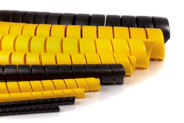 140mm VÄRIT: varastovärit keltainen ja musta muita värejä tilauksen mukaan Kiepit: 12mm - 20mm 25m 25mm -