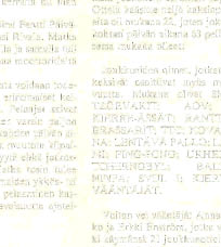 joka alkulohkon peleissä intoutui todella' hvviiiin pe\iesitykseen voittaen l:) pelaamasta:1i1 ottelusta periiti 7. Voitot tulivat mm. Tans' kan. Itivallan. Belgian ja Länsi-Saksan pelaajista.