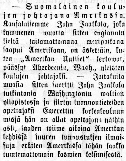 6 Mikkeli N:o 123 24.10.1900 Presidentin waali ja suomalaiset. Tapahtuwa presidentin waali on saanut kansalaisemmekin waalikuumeeseen.