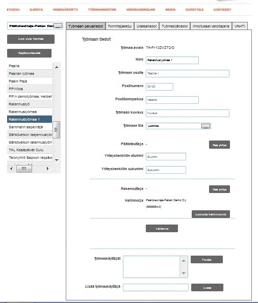 Työmaarekisteri 3 1.