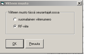 suomalaisessa vai RF-muodossa.