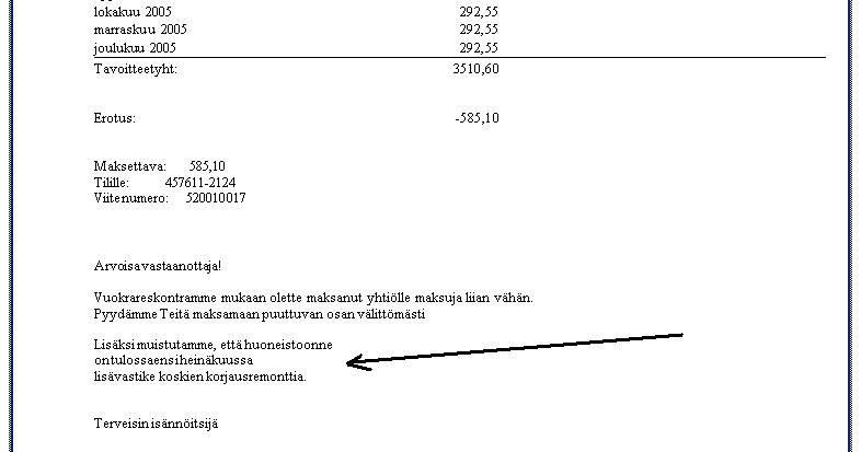 76/235 KÄYTTÖOHJEET - Asteri Isännöinti tulostuu tieto