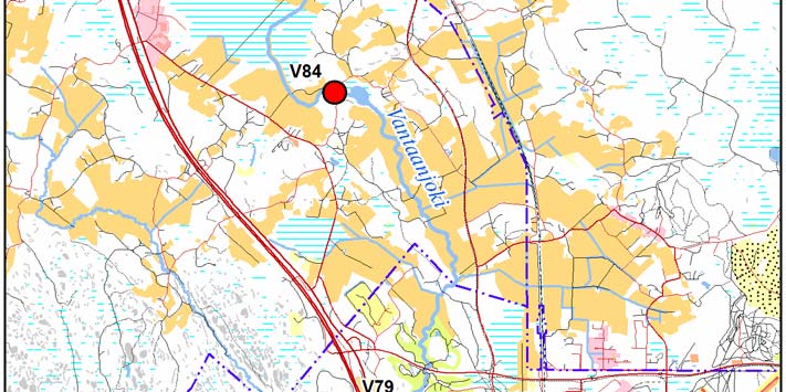 lounaisnurkkaan, mistä ne puretaan Vantaanjokeen. Vesien laatua on tarkkailtu kuukausittain (taulukko 4.