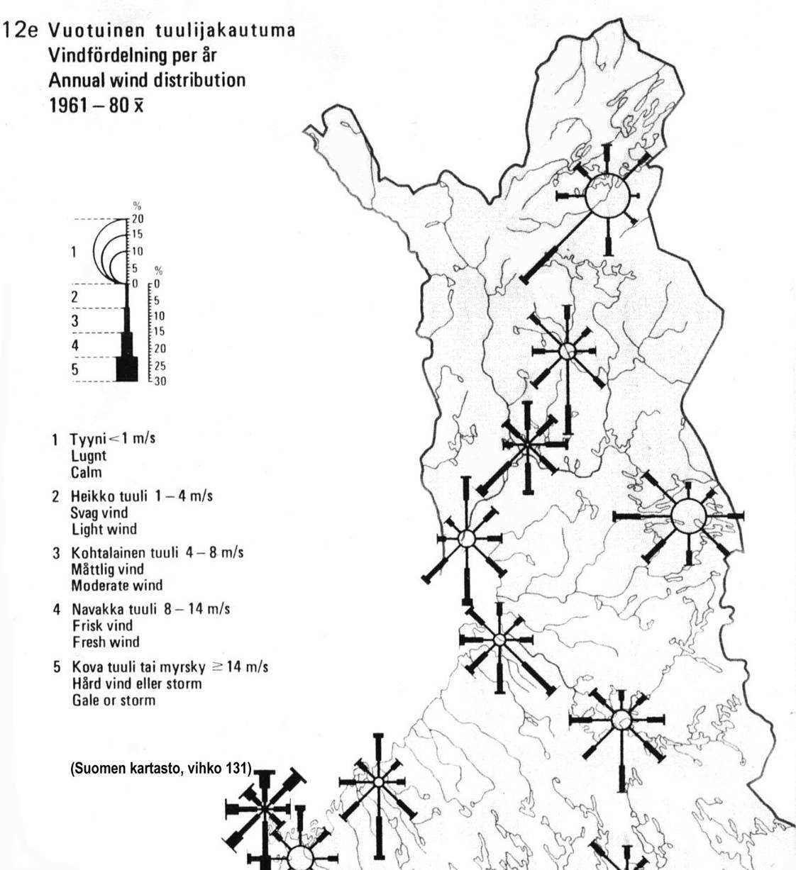 Lakeuden peltoalueet ovat erittäin tuulisia.