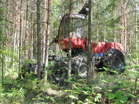 Tässä tutkimuksessa tutkittiin otantaan perustuvan mittausmenetelmän käyttö- ja kehittämismahdollisuuksia nuorten metsien korjuukohteilla silloin, kun hakkuussa käytetään mittauslaitteella