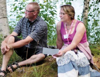 Kutsumme Pieksämäen avioliittoleirille ja Helsingin avioliittotapahtumaan HAT:iin osallistuneita perheitä