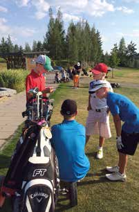 Kaikkian 150 oppilasta kävi tutustumassa Golf Pirkkalaan ja tietenkin golfiin liikuntalajina.