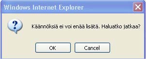 Vaikka nimi olisikin sama joillakin kielillä, se on ilmoitettava toistuvasti kunkin kielen osalta. II.2.1.