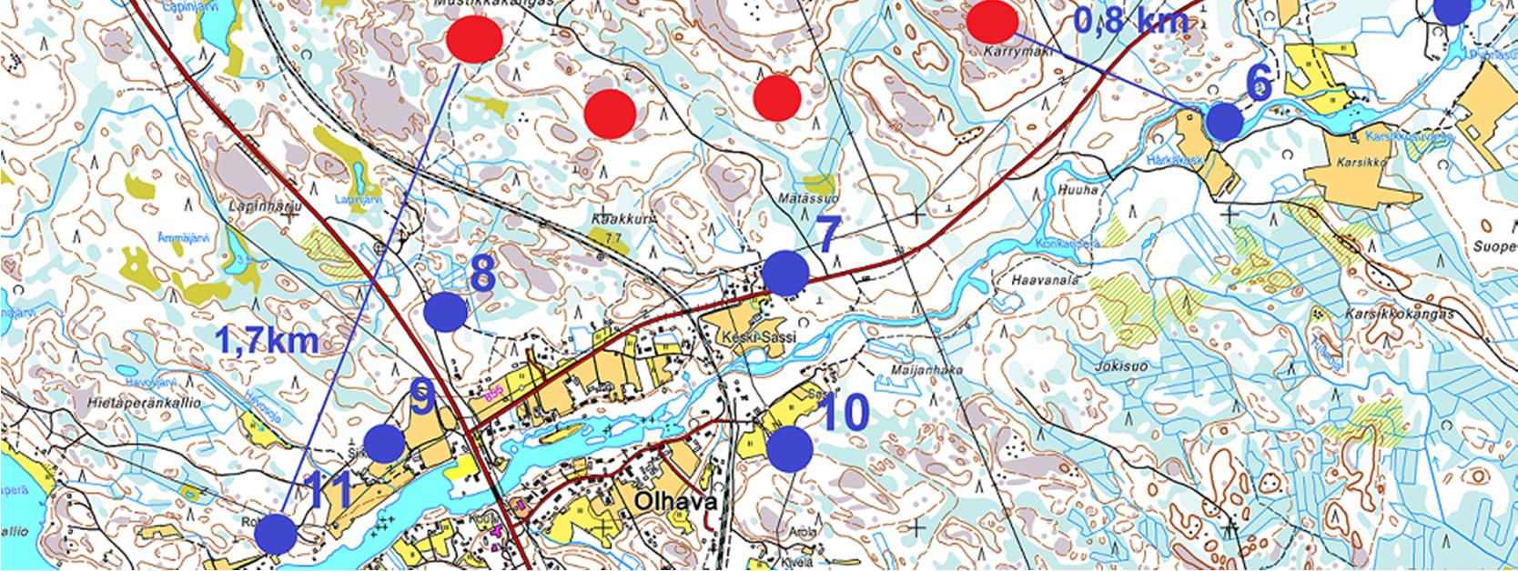 Ne olivat laserkeilattua aineistoa, joiden alkuperäiset pystyresoluutiot olivat 0,5 m, 1 m sekä 2,5 m vaakaresoluution ollessa n. 10 cm.