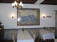 Upea on myös kylän keskustassa sijaitseva Kansallispalatsi, Palacio Nacional de Sintra. Klo 13.