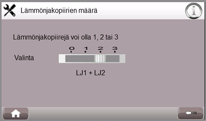 asentoventtiilin kytkentäpaikkaa. Tehdasasetuksena lämpötila-anturi kytketään analogiatuloon B8 ja asentoventtiili analogialähtöön Y4.