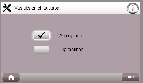..600 C) Poikkeama tavoitelämpötilasta, jossa asentoventtiili säätyy ääriasennosta toiseen. Tehdasasetus 300 C.
