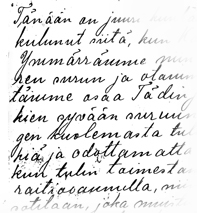 Joulu 2003 3 RAKEITA Suvun historiasta poimittua Mauri Lietkari, ex-pj. Gela äidiltäni oli jäänyt melkoinen määrä vanhoja kirjeitä.