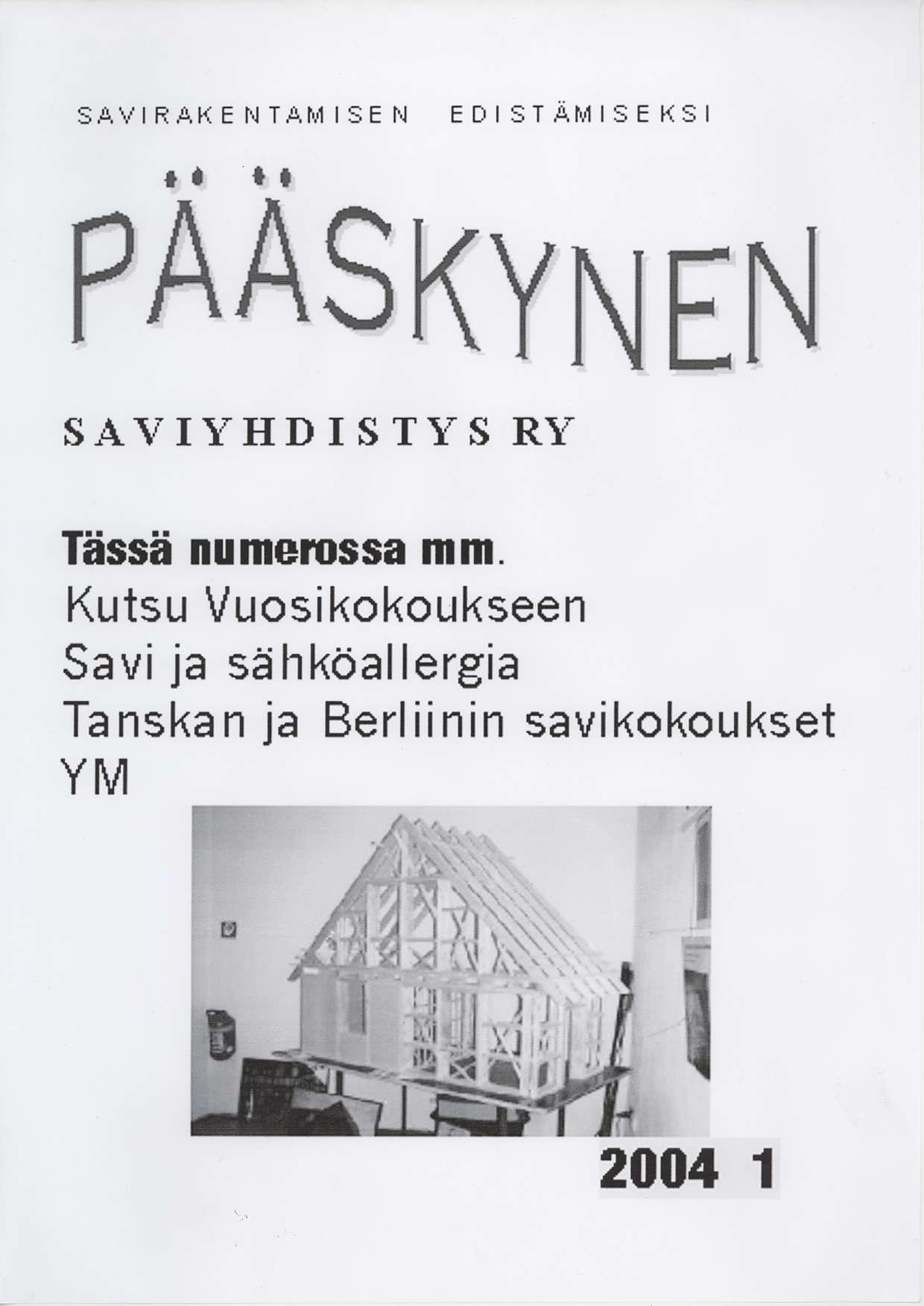 SAVIRAKENTAMISEN EDISTAMISEKSI ra lt PAASKYNTN SAVIYHDISTYS RY Tiissa n