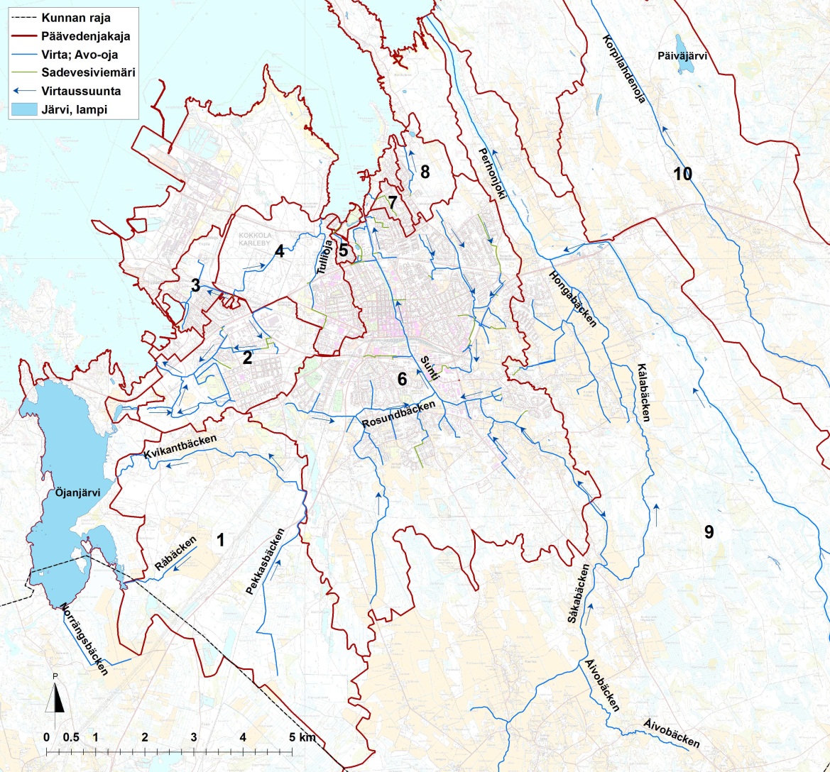 Hulevesiin liittyvä lainsäädäntö Tärkeimmät lait, jotka koskevat hulevesien hallinnan järjestämistä, ovat maankäyttö ja rakennuslaki (132/1999, MRL), vesihuoltolaki (119/2001, VHL), vesilaki
