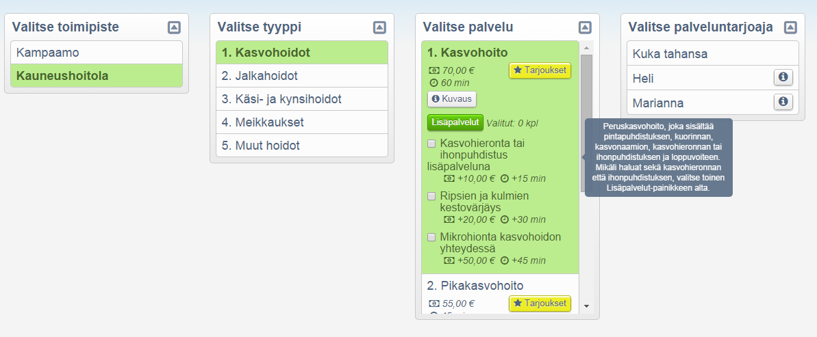 Tee lisämyyntiä lisäpalveluiden avulla 1.