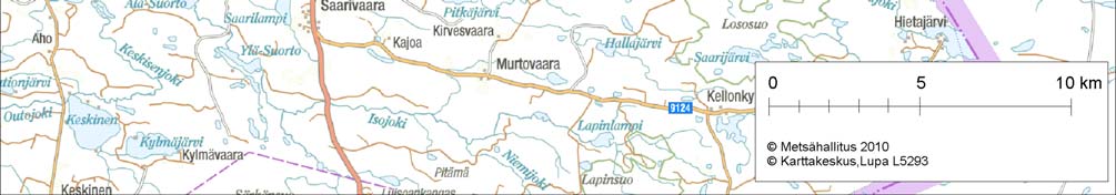 Koko suunnitelma-alue on Metsähallituksen metsätalouden hallinnassa ja se on maankäyttöluokaltaan virkistysmetsää.