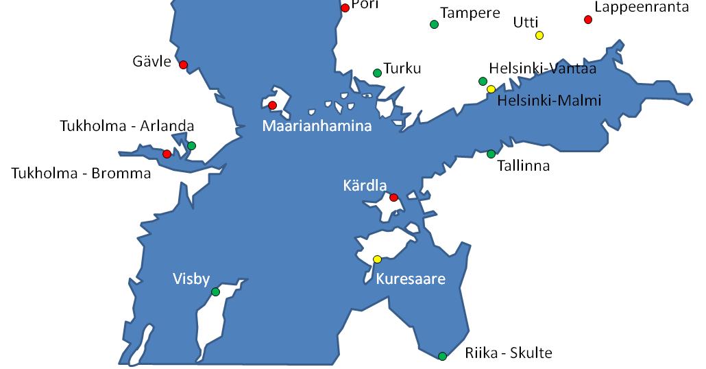 2 Muut tukeutumispaikat Finavian ylläpitämien lentoasemien Suomessa on käytössä myös muita kuin pääasiassa kaupalliseen