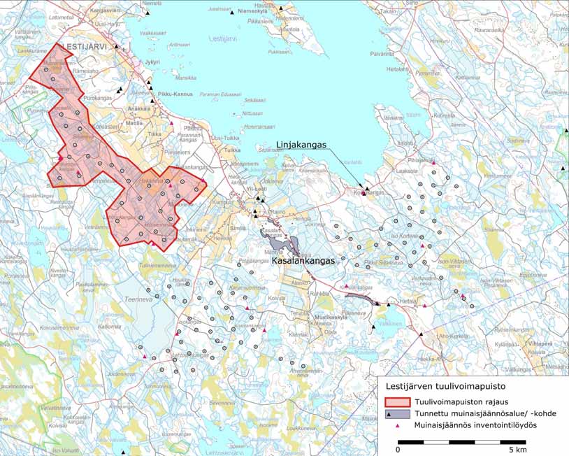 5.4.1 ARKEOLOGINEN SELVITYS Osayleiskaava-aluetta koskevat muinaisjäännöstiedot on koottu aiempien alueella tehtyjen arkeologisten tutkimusten ja selvitysten tuloksista, jotka perustuvat lähinnä