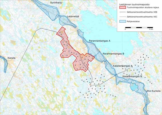 Kasalankangas A on veden hankinnan kannalta tärkeä pohjavesialue ja rajoittuu luoteessa Lehtosenjokeen, kaakossa pohjavesialueeseen Kasalankangas B sekä muutoin pääasiassa metsämaihin.