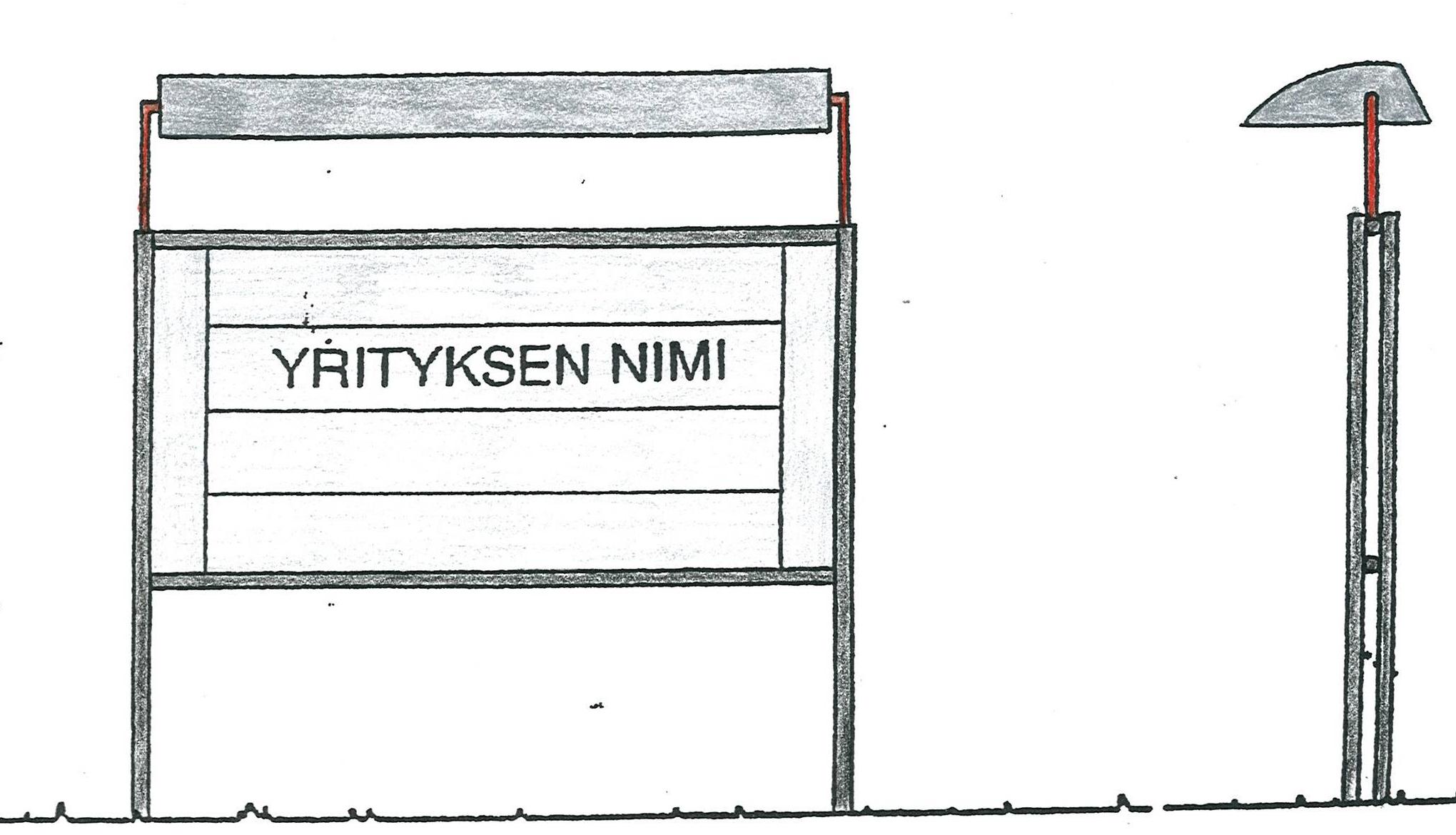 180 cm korkealla ulkoasultaan huolitellulla näkösuoja-aidalla ja suojattava riittävin istutuksin. Verkkoaitaa saa käyttää vain tonttien välissä alueilla missä ei ole ulkovarastointia.