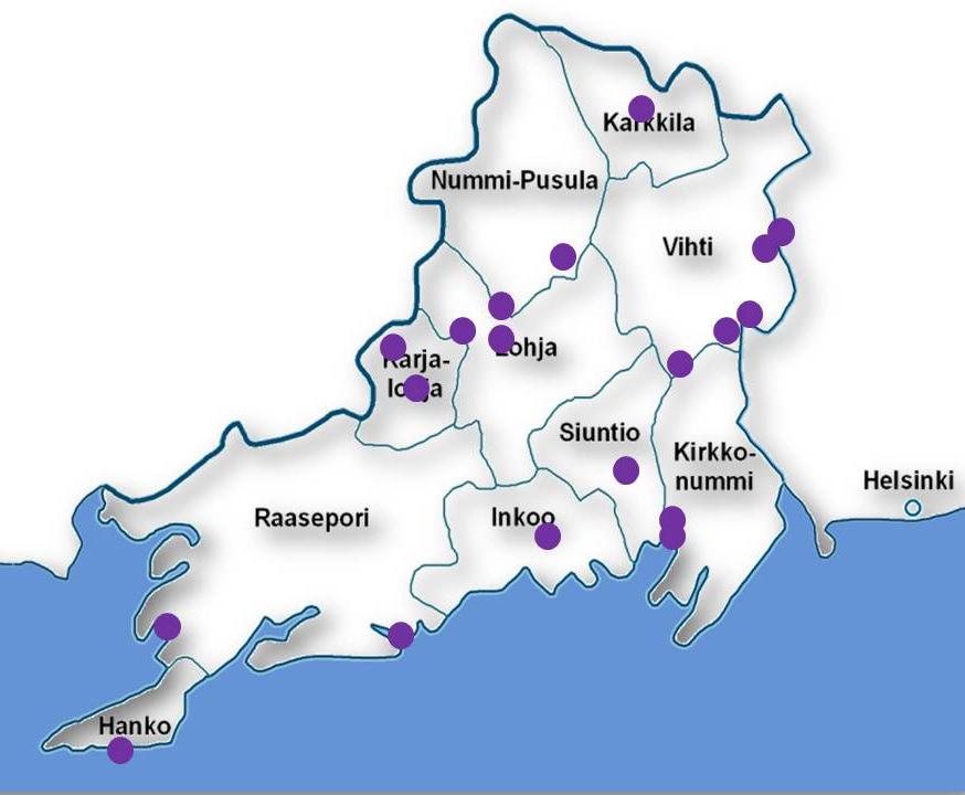 1. Johdanto Haja-asutuksen jätevedet - Tilannekatsaus 2012 on Länsi-Uudenmaan hajajätevesihankkeen,, kartoitus- ja neuvontakäynneillä kerätyn tiedon pohjalta koottu selvitys haja-asutuksen jätevesien