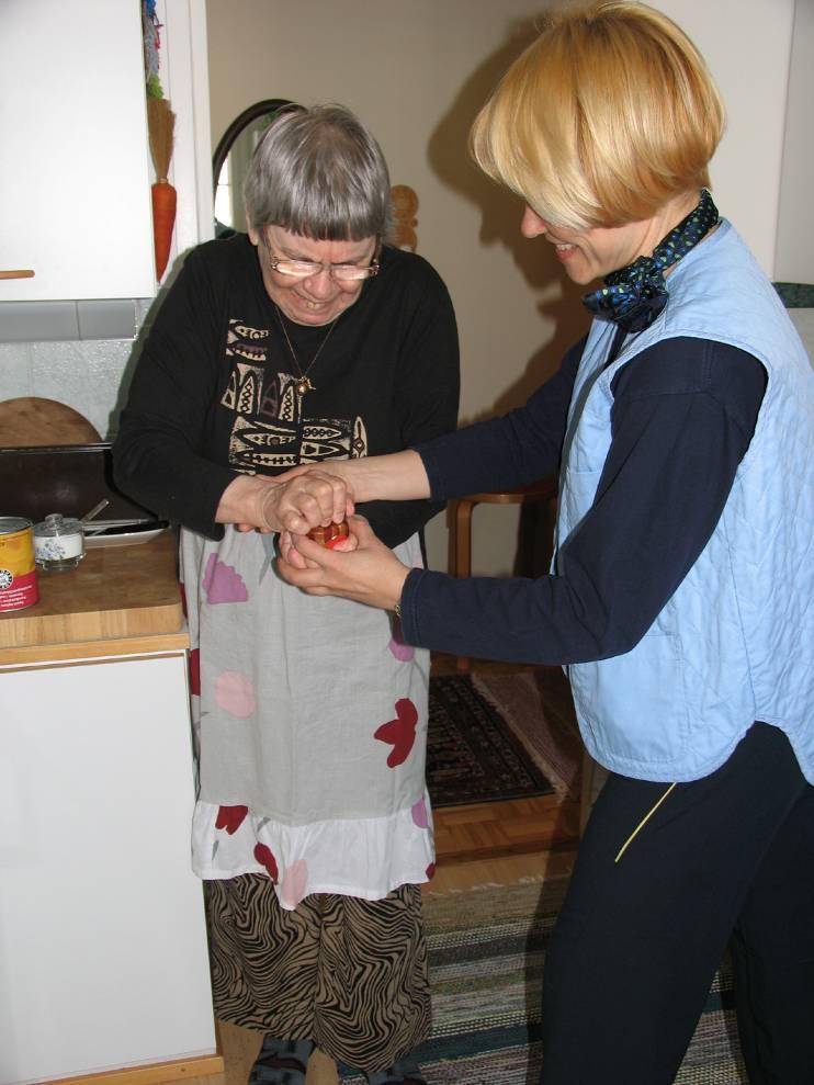 Jaettu kohde Mitä työntekijä tekee, ja mikä on asiakkaan oma osuus?