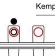 rajoitusten takia. t Kuva 6.19. Periaatekuva kohteen 6 Liminka Kempele mittausjärjestelystä. Tarkasteltaessa 12.8.2011 ja 21.10.