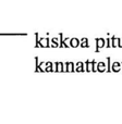 Ratamoduuli i voidaan määrittää limetriä kohden, kun kisko taipuu