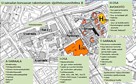 Tyksin U-sairaalan toiminta siirtymässä T-sairaalan yhteyteen Hospitaali 7 Teksti ja kuva» Marjo Peltoniemi Turun yliopistollisen keskussairaalan huonokuntoisen U-sairaalan toiminnoille haetaan