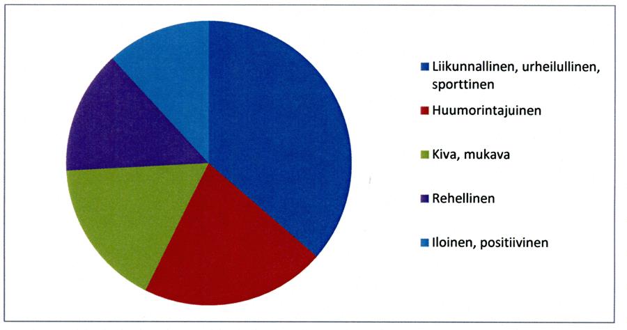 Kuva 3. Miesten ilmoittamat omat ominaispiirteensä.