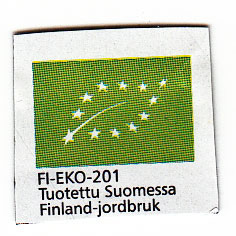 Eurolehti-merkin yhteydessä on aina ilmoitettava toimijaa valvovan valvontalaitoksen tunnusnumero ja tieto, missä tuotteen maataloudesta peräisin olevat ainesosat on tuotettu.