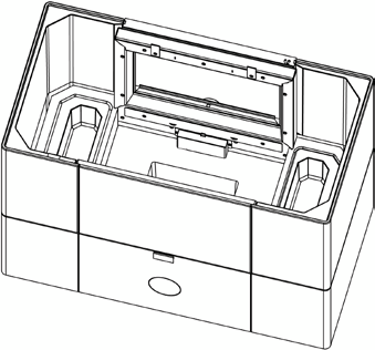 The height can be adjusted by unfastening the 4 Allen screws that become visible when the door is open. Kuoren ja luukun kehyksen väli pitäisi olla n. 2mm.