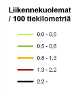 Valtatien koetusta turvattomuudesta johtuu liikenteen osittainen siirtyminen rinnakkaistienä toimivalle maantielle 312,