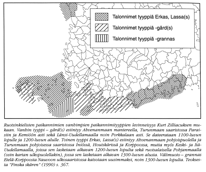 Kuva 1a. Lähde: Mauno Jokipii - Ensimmäinen ristiretki Suomeen - myyttiä vai todellisuutta, 2002. laistuminen koski myös suomalaisia sosiaalisen nousun myötä.