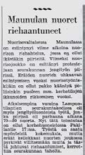 Seuraavana päivänä Pekka ilmoitti nuorisotalolla, miten hänelle oli käynyt: nahkatakki oli varastettu yhteiskoululla. Ilmoituksen johdosta takki yllättäen palautettiin.