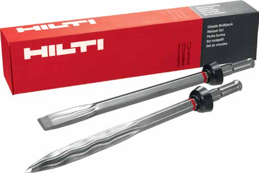 tinkimistä: Hilti onteloporanterissä on neliviisteinen